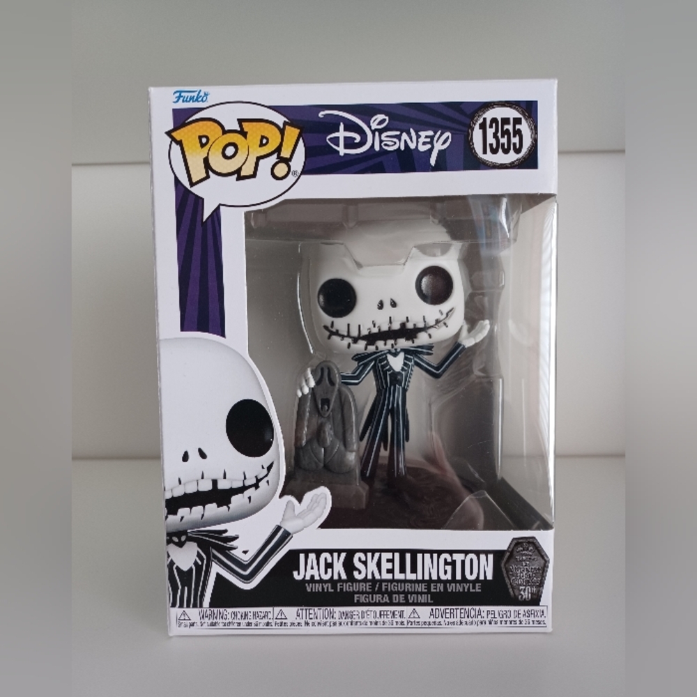 Jack Skellington With Grave From The Nightmare Beforeโ Christmas 1355 Funko Pop